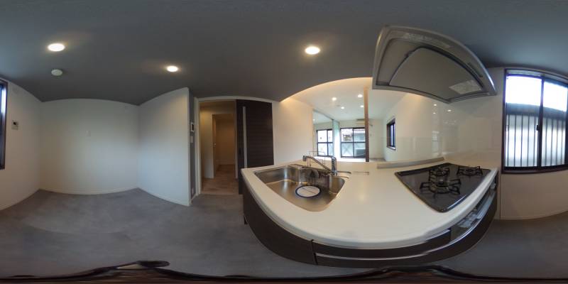 パノラマ画像キッチン