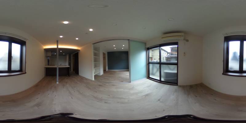 パノラマ画像リビング