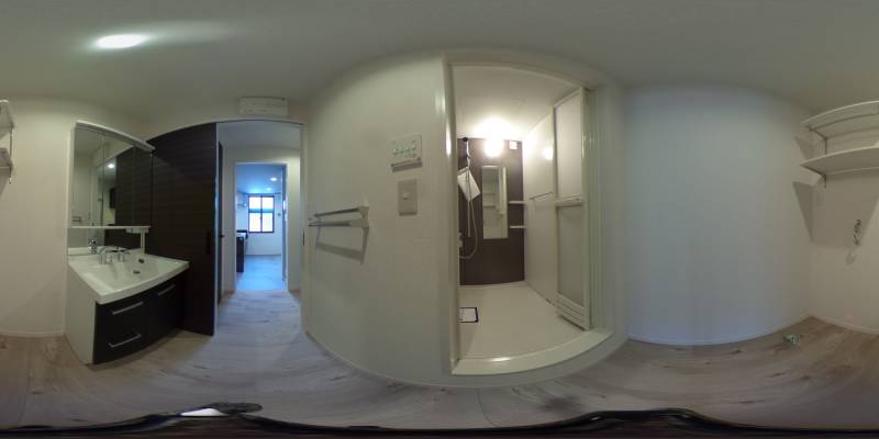 パノラマ画像洗面所