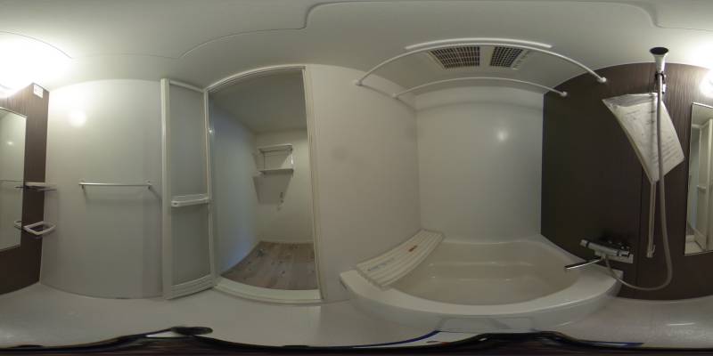パノラマ画像バスルーム