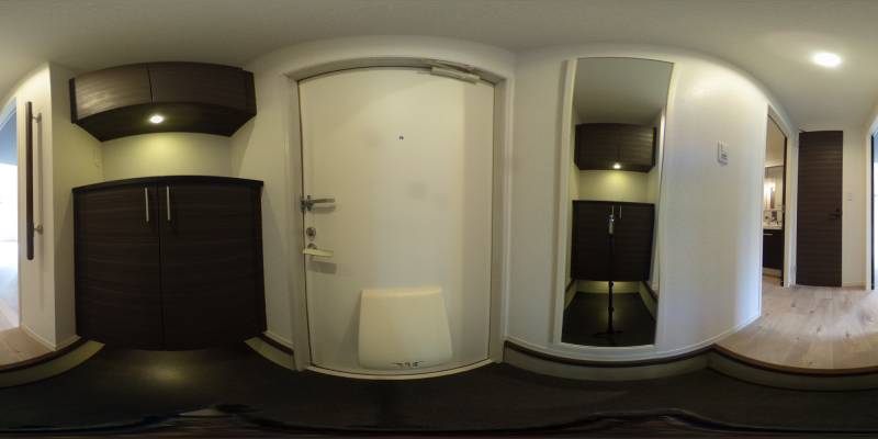 パノラマ画像玄関