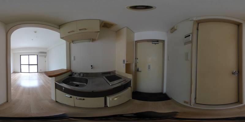 パノラマ画像キッチン