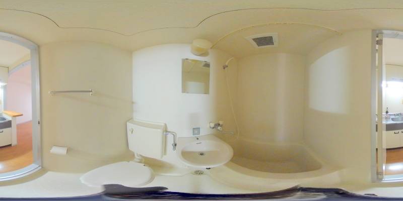 パノラマ画像バスルーム