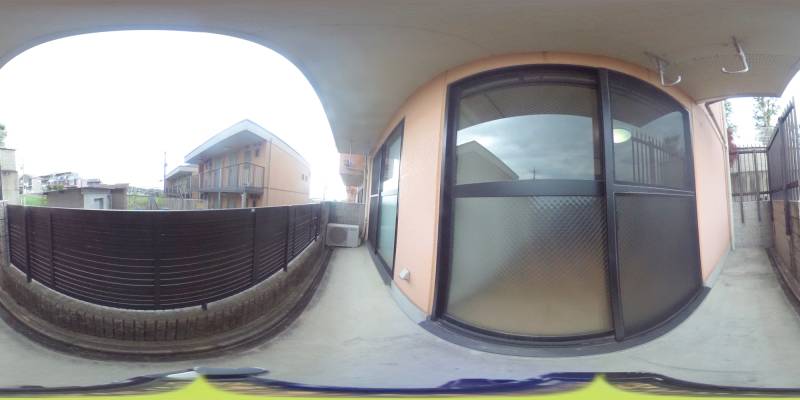 パノラマ画像バルコニー