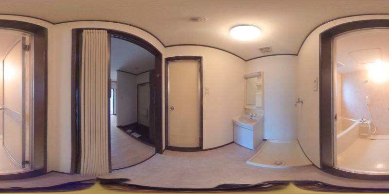 パノラマ画像バスルーム