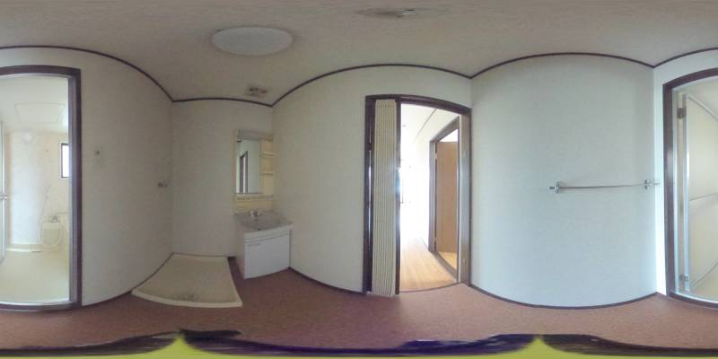 パノラマ画像バスルーム