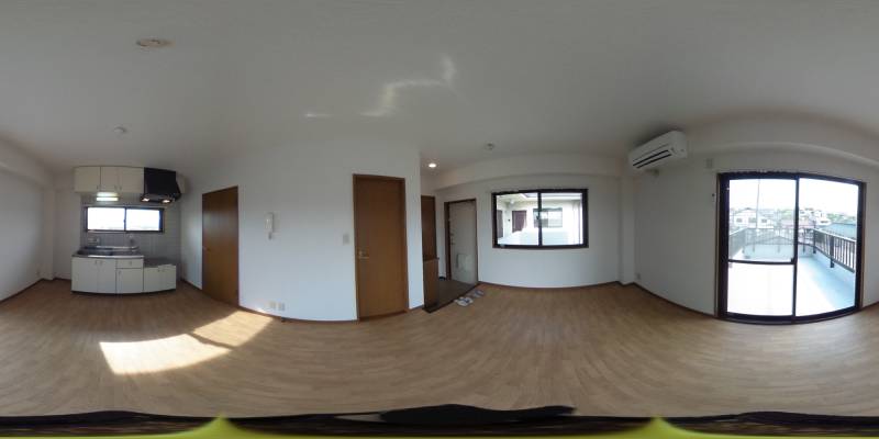 パノラマ画像洋室