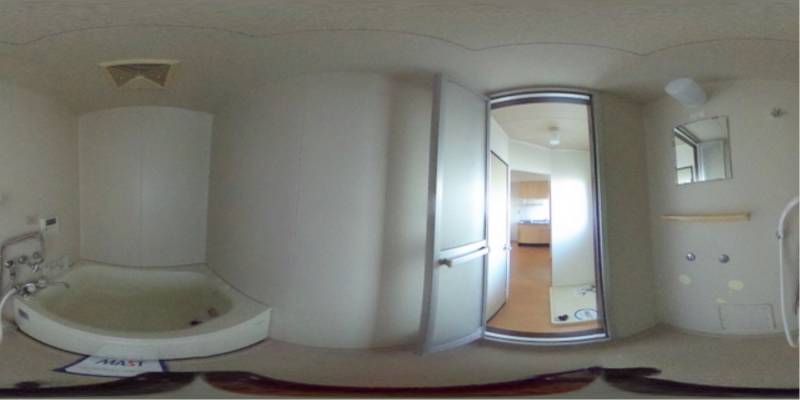 パノラマ画像バスルーム