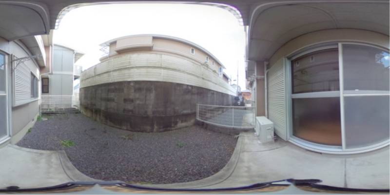 パノラマ画像バルコニー