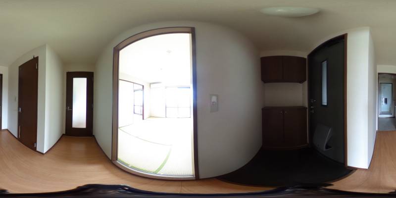 パノラマ画像玄関