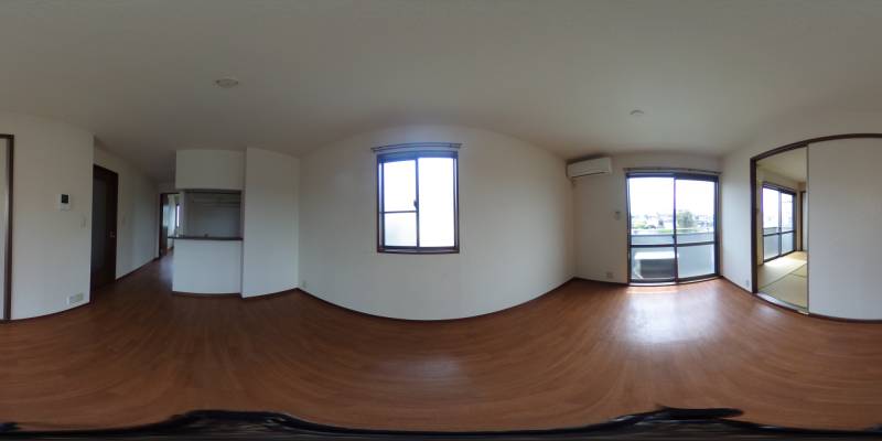 パノラマ画像リビング