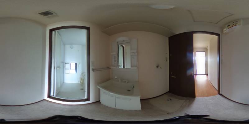 パノラマ画像洗面所