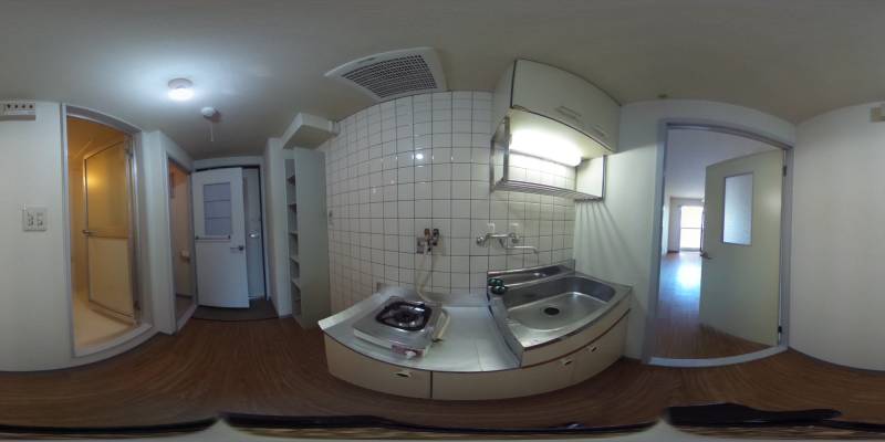 パノラマ画像キッチン