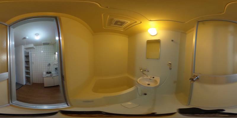 パノラマ画像バスルーム