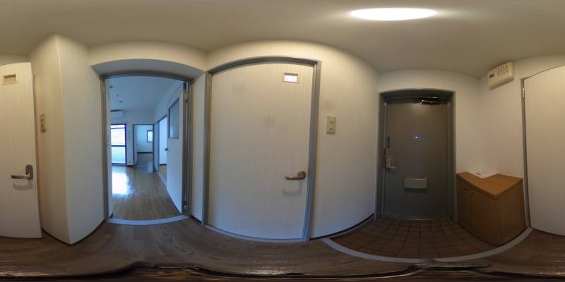 パノラマ画像玄関