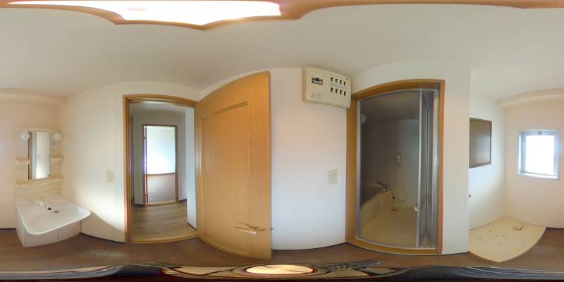 パノラマ画像洗面所