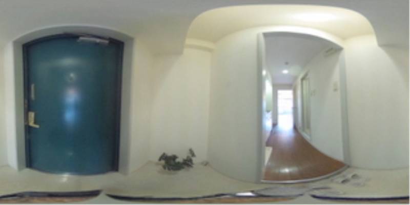 パノラマ画像玄関