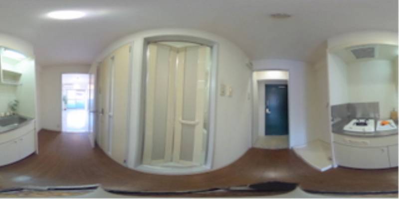 パノラマ画像キッチン