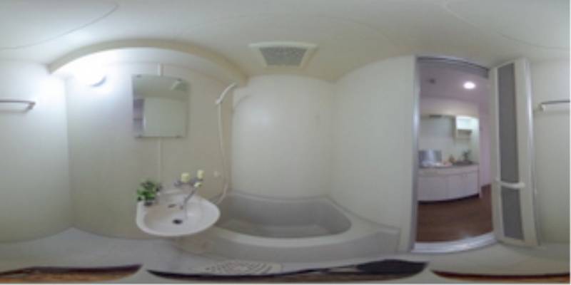 パノラマ画像バスルーム