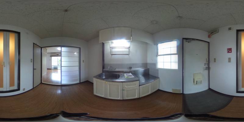 パノラマ画像キッチン