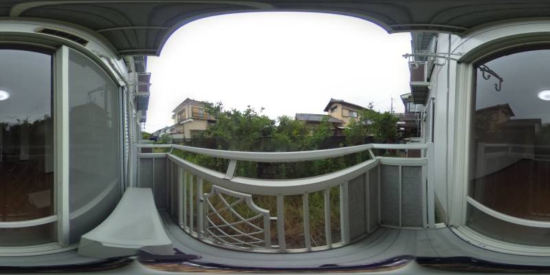 パノラマ画像バルコニー