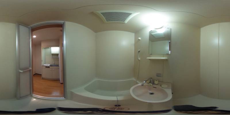 パノラマ画像バスルーム