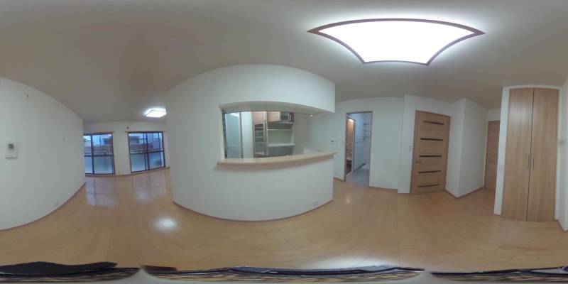 パノラマ画像リビング