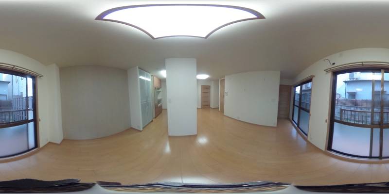 パノラマ画像リビング