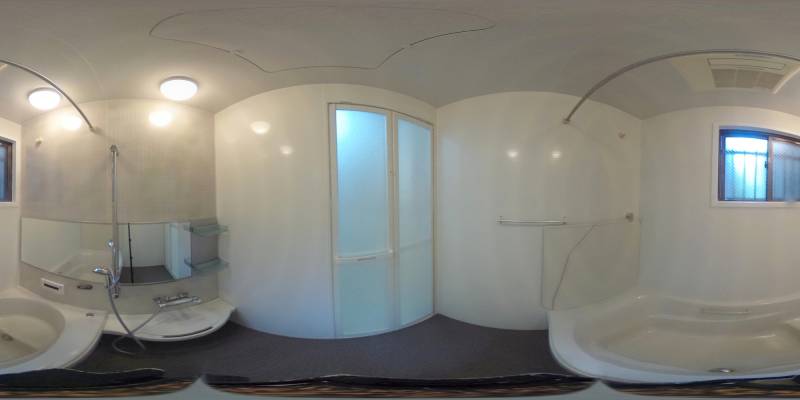 パノラマ画像バスルーム