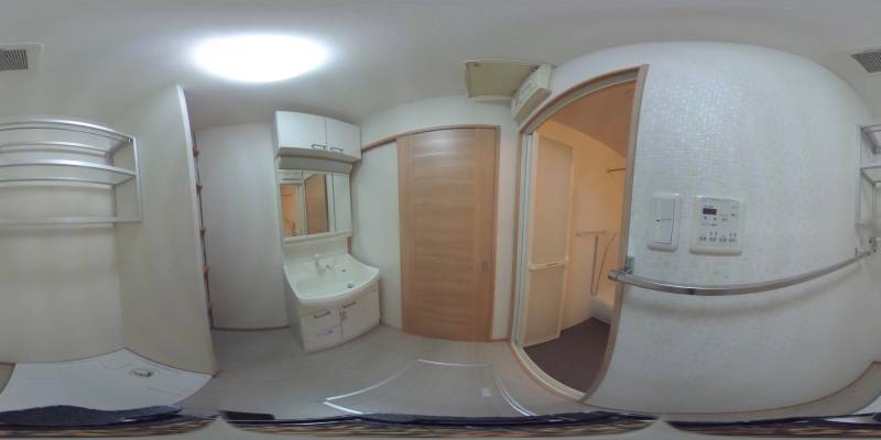 パノラマ画像洗面所