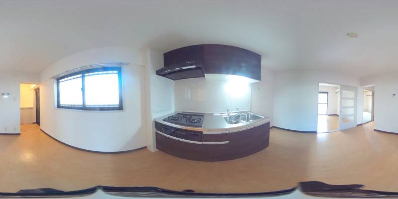 パノラマ画像キッチン