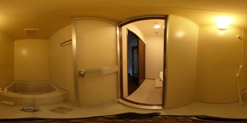 パノラマ画像バスルーム