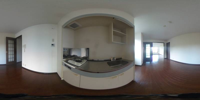 パノラマ画像キッチン