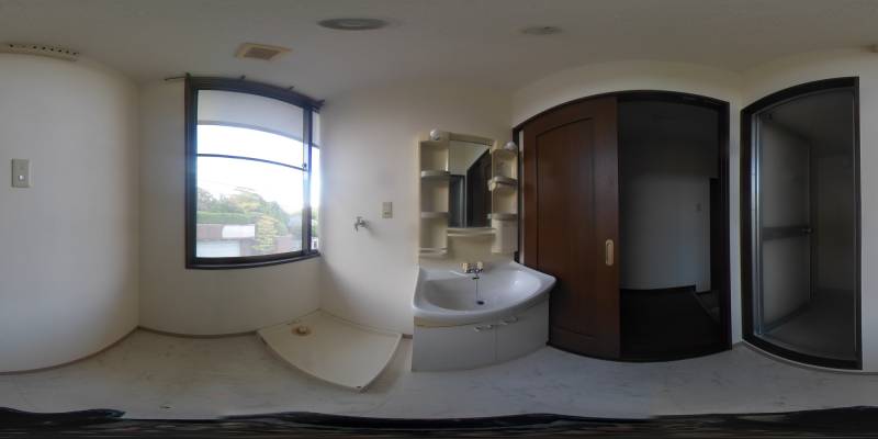 パノラマ画像洗面所