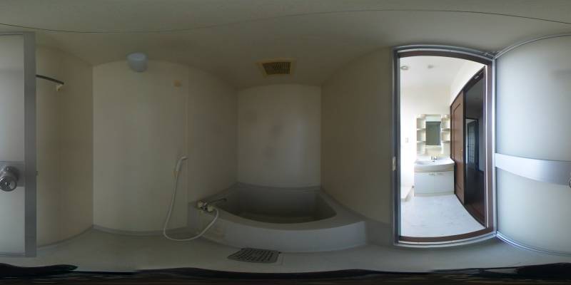 パノラマ画像バスルーム