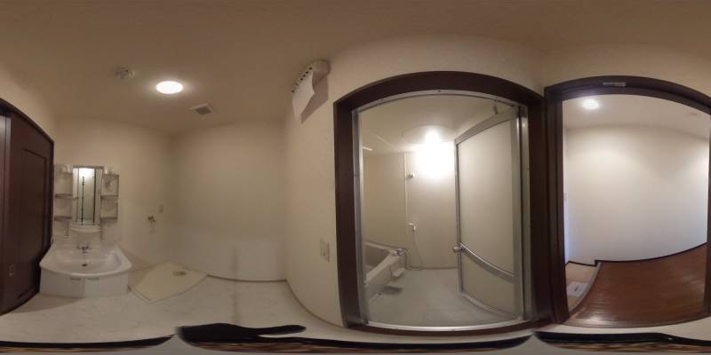 パノラマ画像洗面所