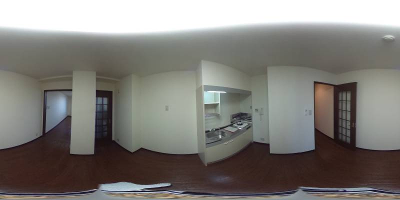 パノラマ画像キッチン