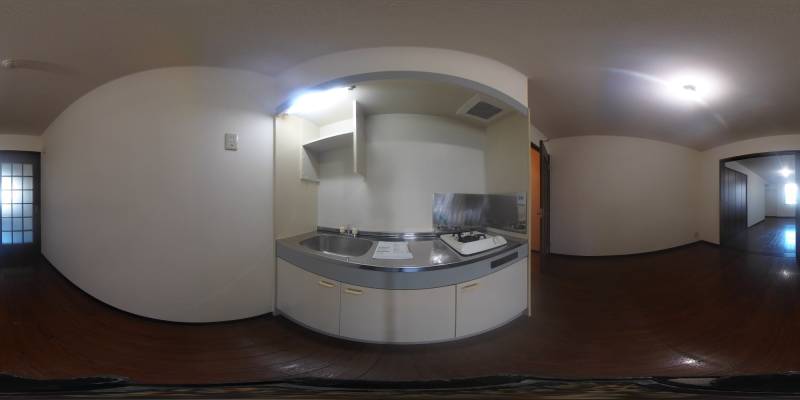 パノラマ画像キッチン