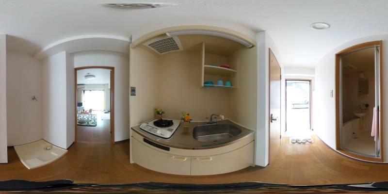 パノラマ画像キッチン