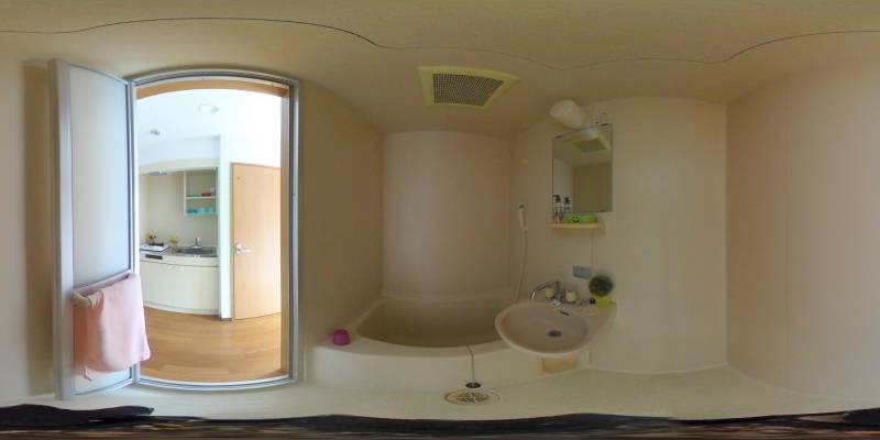 パノラマ画像バスルーム