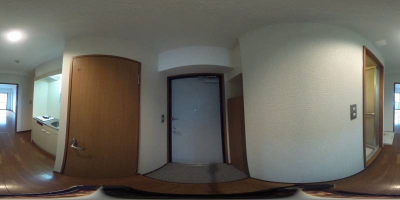パノラマ画像玄関