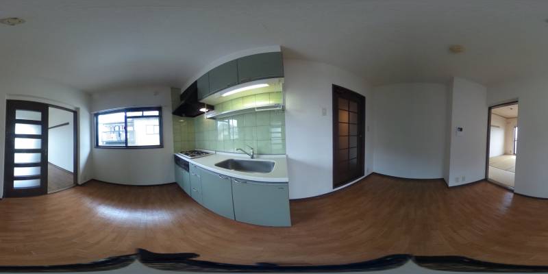 パノラマ画像キッチン