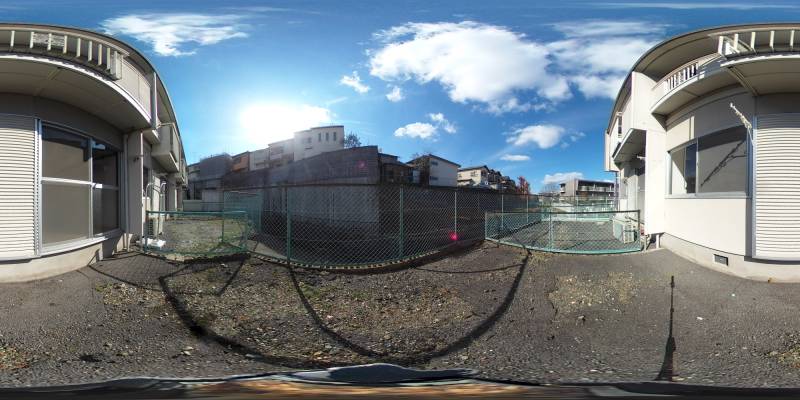 パノラマ画像バルコニー