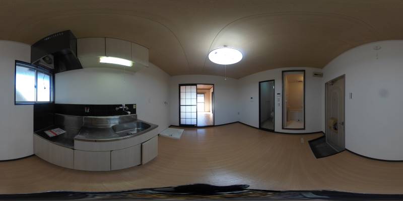 パノラマ画像キッチン