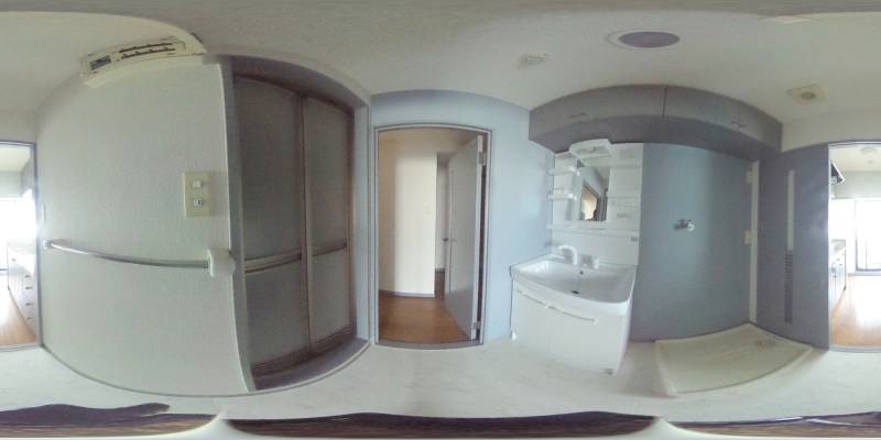 パノラマ画像洗面所