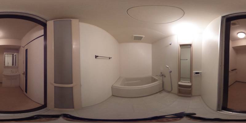 パノラマ画像バスルーム