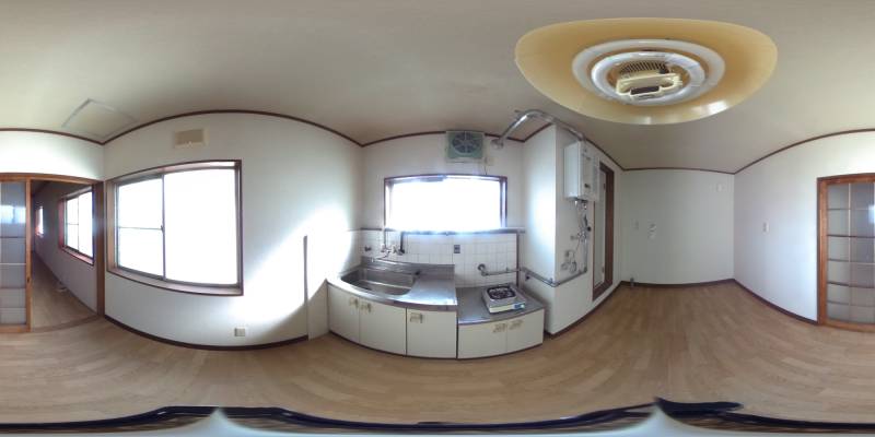 パノラマ画像キッチン