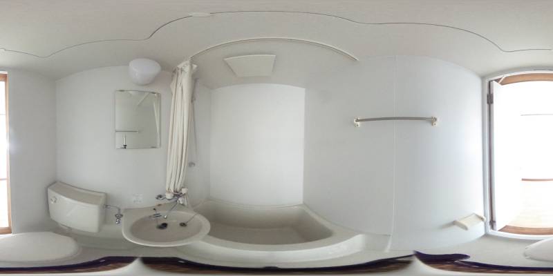 パノラマ画像バスルーム