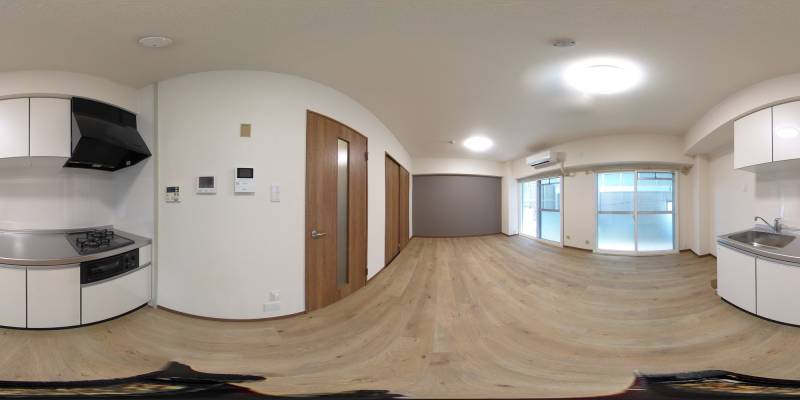 パノラマ画像キッチン