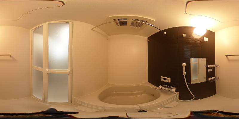 パノラマ画像バスルーム